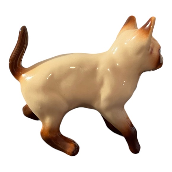 Vintage Mid-Century Siamese Playful Cat Figurine - Picture 6 of 9